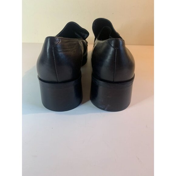 Calvin Klein NEW Vintage Chunky Loafer Shoe Black 8.5 M - Picture 9 of 11